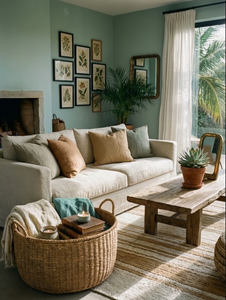 13 Coastal Boho Ideas for Calm Living Rooms 13 Coastal Boho Ideas for Calm Living Rooms