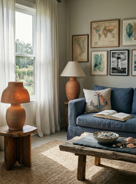 13 Coastal Boho Ideas for Calm Living Rooms 13 Coastal Boho Ideas for Calm Living Rooms