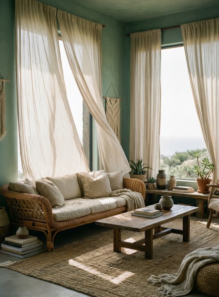 13 Coastal Boho Ideas for Calm Living Rooms 13 Coastal Boho Ideas for Calm Living Rooms