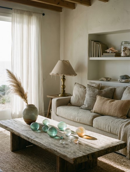 13 Coastal Boho Ideas for Calm Living Rooms 13 Coastal Boho Ideas for Calm Living Rooms