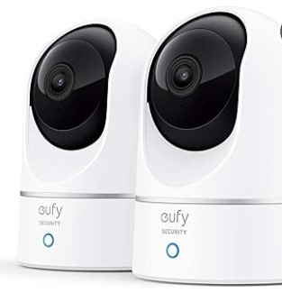 Top 5 AI Security Systems with On-Device Facial Recognition eufy Security Indoor Cam E220 2-Cam Kit, 2K Security Indoor Camera Pan & Tilt, Plug-in Camera with Wi-Fi, Human & Pet AI, Voice Assistant Compatibility, Motion Tracking, Homebase 3 Compatible