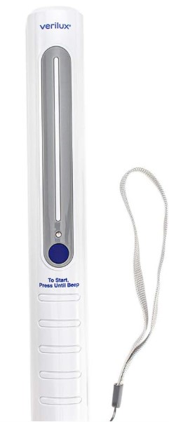 Best UV-C Sanitizing Wands for Phones and Travel Verilux CleanWave VH03 Portable Sanitizing Travel Wand - UV-C Technology - Kills Germs and Bacteria