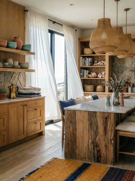 9 Coastal Boho Kitchen Ideas for Effortless Style 9 Coastal Boho Kitchen Ideas for Effortless Style
