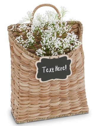 Coastal Boho Bathroom Ideas for Small Spaces Boho Woven Wall Hanging Basket – Water Hyacinth Flat Back Basket for Front Door, Wall Mounted Storage & Entryway Organizer, Rustic Farmhouse Wall Decor, Housewarming Gift