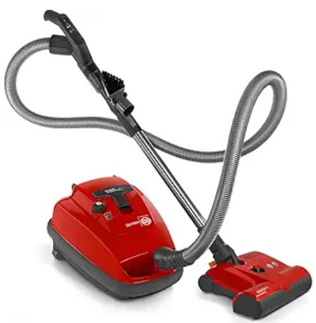 Best HEPA Filter Vacuums for Severe Dust Allergy Households Sebo 9687AM AIRBELT K3 Premium Canister Vacuum Cleaner with 7-Year Motor Warranty, Comes with Powerful ET-1 Powerhead for Pets and Carpeting + Parquet Brush, 37-Foot Operating Radius, Made in Germany