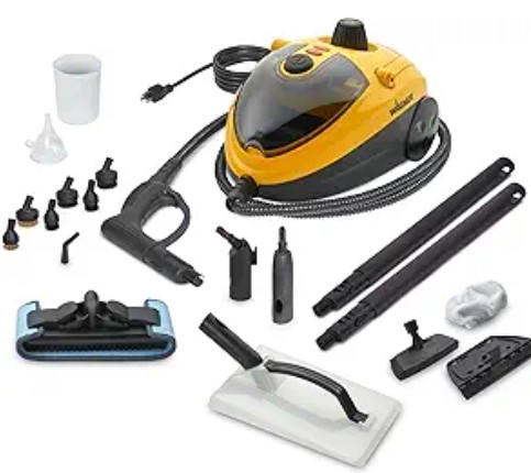 Best Professional-Grade Steam Cleaners for Chemical-Free Sanitizing Wagner Spraytech 0282014 915e On-Demand Steam Cleaner & Wallpaper Removal, Multipurpose Power Steamer, 18 Attachments Included (Some Pieces Included in Storage Compartment) For Floor