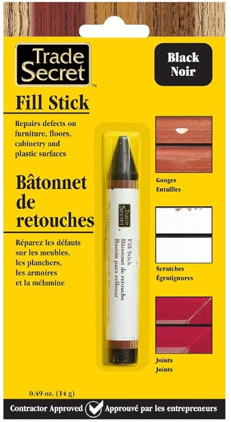 Best Wood Scratch Repair Kits for Antique Furniture Wood Scratch Repair Fill Stick for Black Surfaces, Great for Touch-Ups and Repairs on Hardwoods Floors, Furniture, Cabinets and Plastic Surfaces.