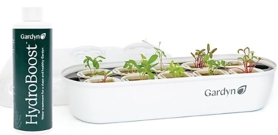 Best Smart Herb Gardens with Auto-UV & Irrigation Gardyn Essential Bundle for Your Hydroponics Growing System Indoor Garden (Indoor Nursery Germination Seed Starter Tray & HydroBoost Plant Based Water Treatment Lowers PH & Balances Plant Nutrients)